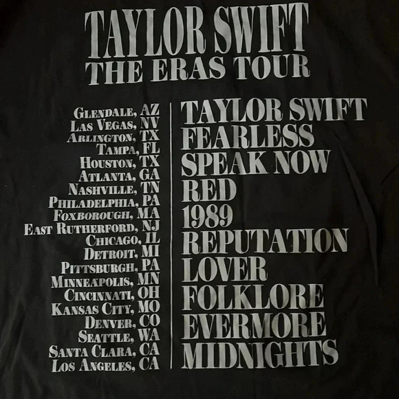 Taylor Swift Eras Tour T shirt - Picture 6 of 6